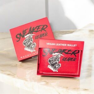 SNEAKER REAPER Vegan Leather Bi-Fold Wallet